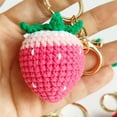 thumbnail image 4 of Charming Handmade Crochet Fruit Keychain - Cute,Functional & Unique Present!, 4 of 7