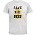thumbnail image 1 of Honey Bee Save the Bees Mens T Shirt White 3X-LG, 1 of 1