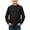 #A02-Black, variant on Abcomgle Boys Long Sleeve Shirts Size 6 Button Up Cotton Linen Henley Shirts for Kids Boys Winter Basic Boys Tops Lightweight Boys Tee Tops