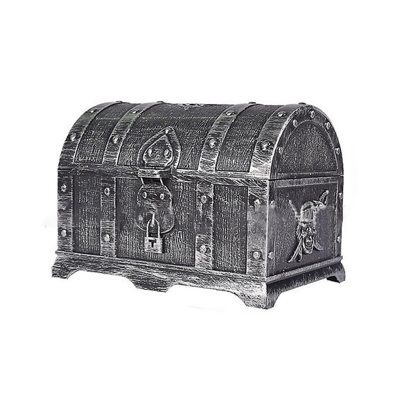 Kids Pirate Treasure Chests Toy Box Party Favor Home Decoration Toy Storage