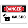 thumbnail image 1 of SignMission OS-DS-A-1824-L-1996 18 x 24 Po Signe de Danger OSHA - Caustique, 1 of 1