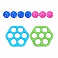 thumbnail image 1 of kjfeif Inflatable Water Toss Game Set with 7 Floating Balls, Fun Catch and Throw Activity for 2-6 Players, Perfect for Summer Pool Parties, Beach Days, and Backyard Fun, 1 of 2