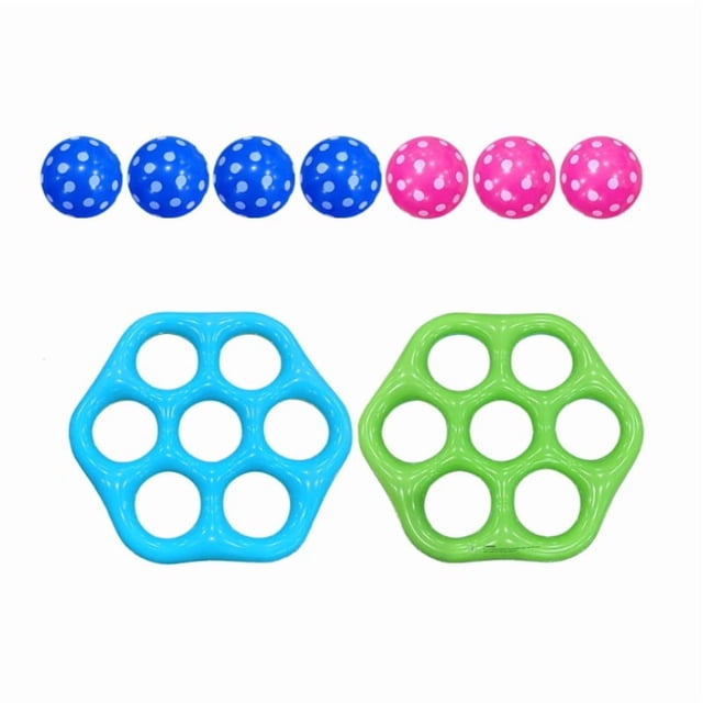 kjfeif Inflatable Water Toss Game Set with 7 Floating Balls, Fun Catch and Throw Activity for 2-6 Players, Perfect for Summer Pool Parties, Beach Days, and Backyard Fun