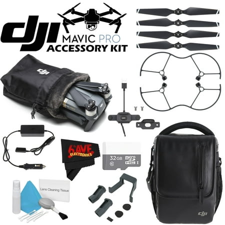 Image of DJI Shoulder Bag for Mavic Pro + DJI Car Charger for Mavic Pro + Landing Gear Kit - Leg Extensions for DJI Mavic + DJI CrystalSky Mounting Bracket for Mavic/Spark Remote Controllers Bundle