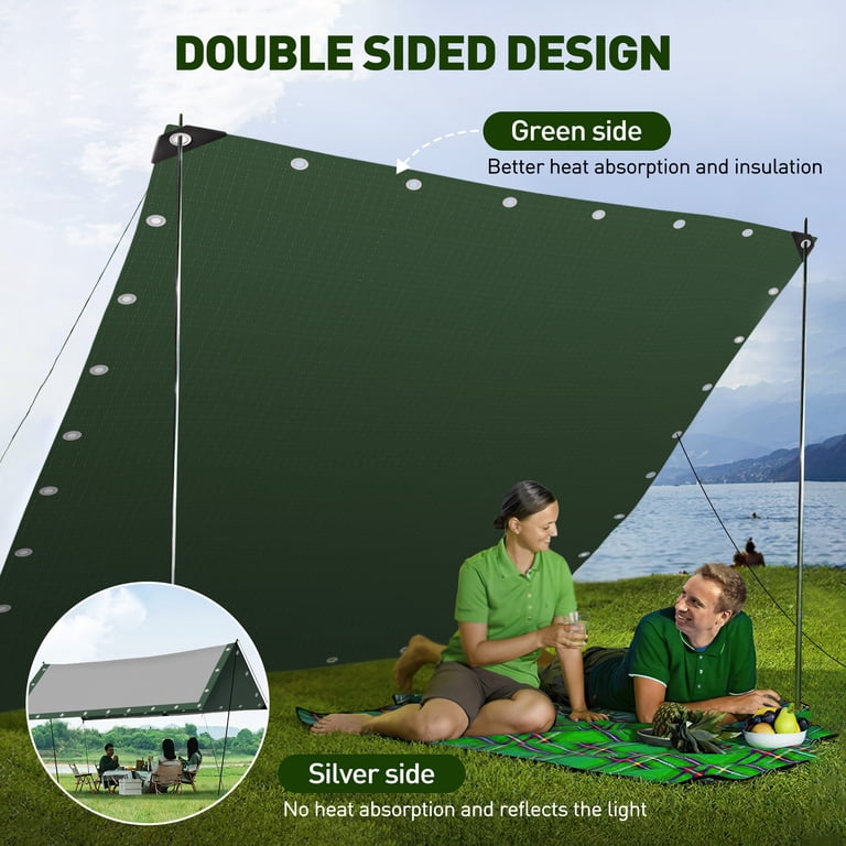 Xueyu Heavy-Duty Waterproof Tarp, 12' x 16' photo 7