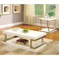 thumbnail image 2 of Bowery Hill Wood Open Shelf 2-Piece Coffee Table Set in White, 2 of 7