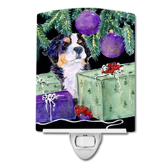 Caroline's Treasures SS8582CNL Bernese Mountain Dog Ceramic Night Light, 6x4x3", multicolor