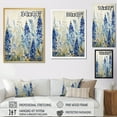 thumbnail image 4 of Designart "Graceful Blue Bonnets Field IV" Blue Bonnets Picture Framed Canvas Prints, 4 of 5