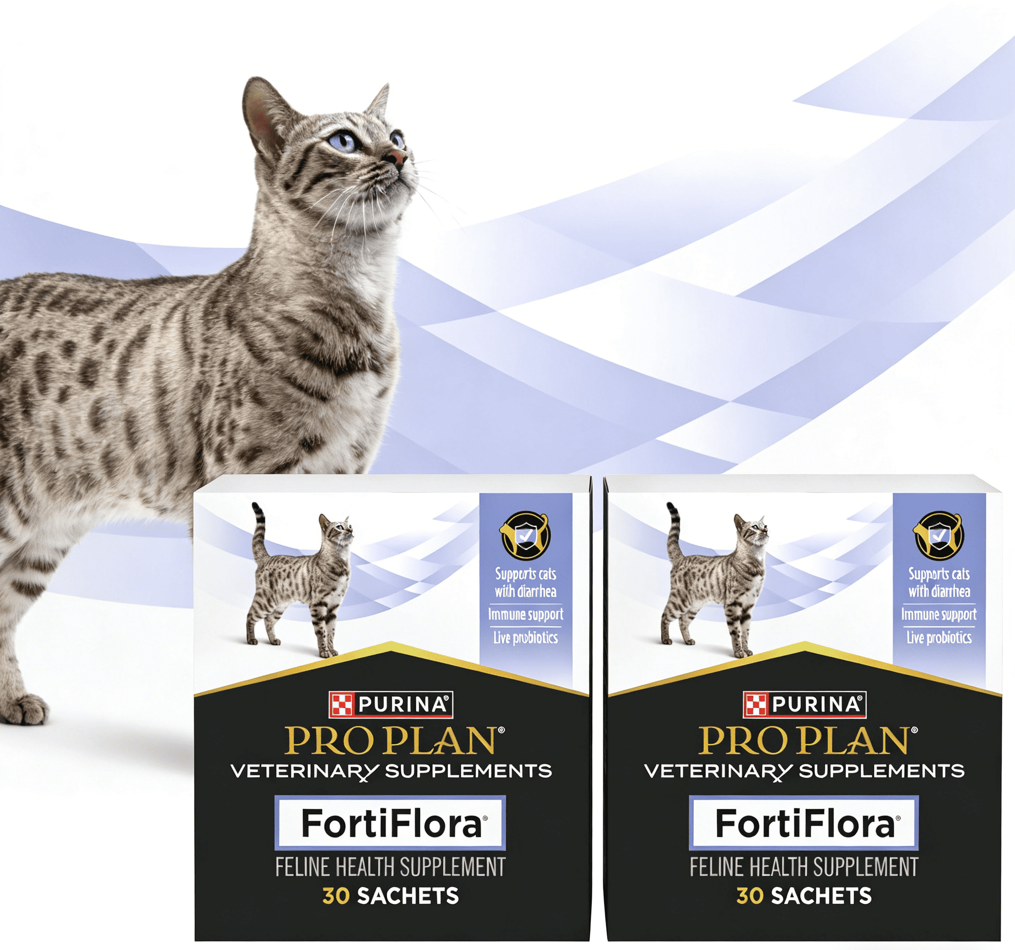 2 PACK Suplementos veterinarios probióticos para gatos para la salud ...