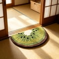thumbnail image 5 of BSMAT Semicircle Fruit Mat, 16" x 24 " Cute Absorbent Anti-Slip Shower Mat, Summer Welcome Mat for Bathroom Doorway Kitchen Bedroom Bathtub Rug, 5 of 6