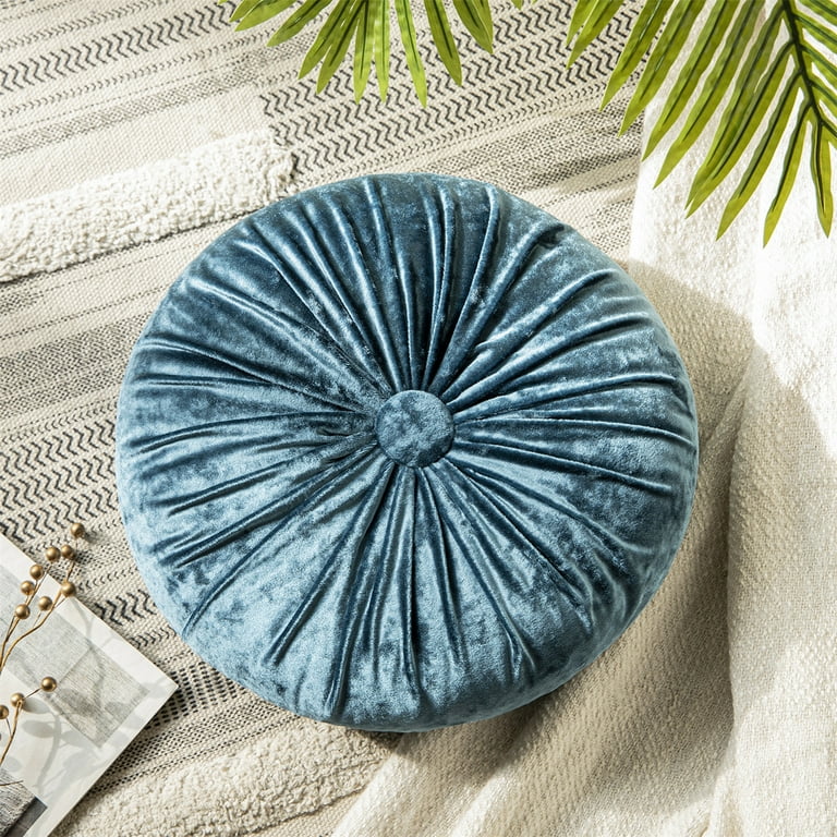 Crushed velvet 2025 round cushion
