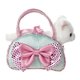 thumbnail image 1 of Aurora World World Fancy Pals Toy Pet Carrier - Monedero de felpa, lazos azules Aurora 32732, 1 of 2