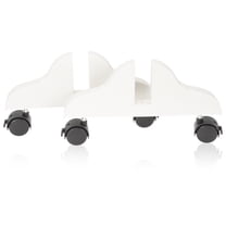 2 Pcs Room Divider Bracket Screen Base Baffle Fixing Office