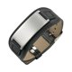 thumbnail image 2 of Pulsera de cuero hecha a mano con cierre de acero inoxidable para marido, abuelo y hombre. negro, 2 of 7