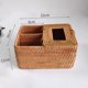 thumbnail image 2 of Caja de papel de ratán, caja de pañuelos, sala de estar de estilo rústico, oficina, automóvil, canasta de almacenamiento, caja de papel, tubo de pañuelos circular, 2 of 4