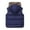 Blue, variant on BULLPIANO Toddler Boys Girls Warm Vest Padded Winter Jacket Sleeveless Bear Ears Hooded Zipper Up Coat with Pocket 1-6Y, Green