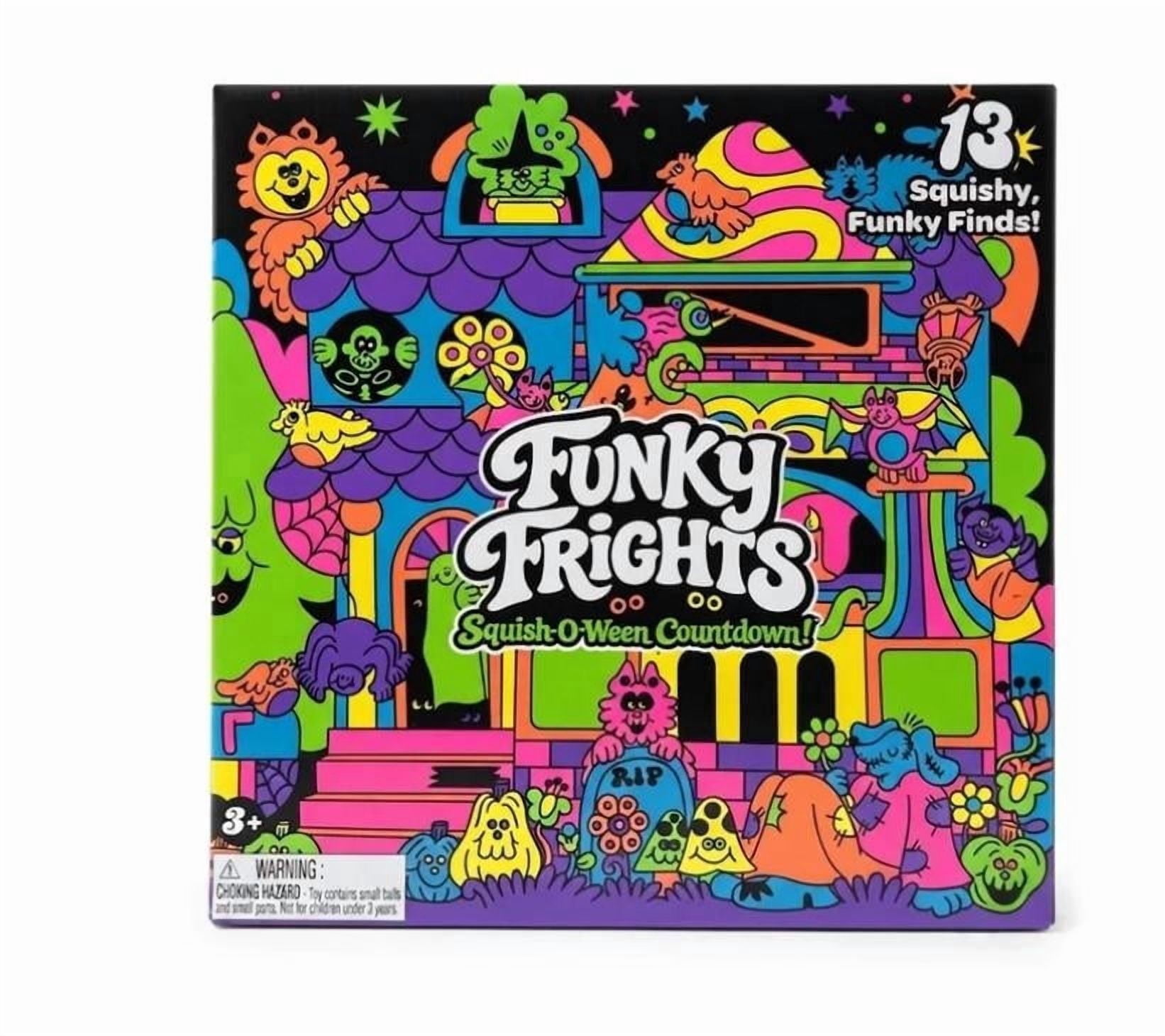 Halloween Advent Calendar 2026, Funky Frights Squishies, Halloween Squish-O-Ween Countdown Calendar, Halloween Mystery Blind Box Gifts, More Surprises