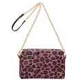 thumbnail image 2 of FORMRS Women Crossbody Purse with Chain Strap Vegan Leather Shoulder Handbag, Deep Red Leopard Pattern, 2 of 7