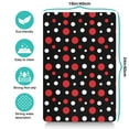 thumbnail image 5 of Dog Food Mat with Geometric Polka Dot Design, Absorbent Waterproof Pet Feeding Mat, Non-Slip, Quick Dry, Easy Clean Mat Featuring Retro and Vintage Polka Patterns, 5 of 7