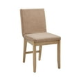 thumbnail image 6 of Nathan James Gracie Modern Dining Chair with Cushion, Upholstered Dining Chair with Solid Wood Frame, Light Brown, 6 of 6