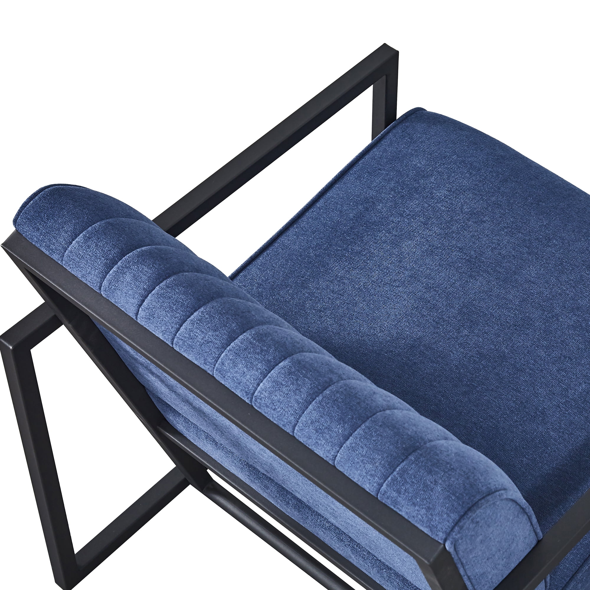 Kadyn Arm Chair, Single Sofa Chairs for Bedroom, Fabric Armchair for Living Room, Blue