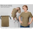 thumbnail image 5 of oneOone Cotton Poplin Light Brown Fabric Asian Block Dress Material Fabric Print Fabric By The Yard 42 Inch Wide, 5 of 5