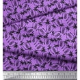 thumbnail image 3 of Soimoi Georgette Viscose Fabric Palm Tree & Pine Fruits Decor Fabric Printed Yard 42 Inch Wide, 3 of 3