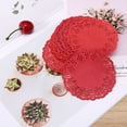 thumbnail image 5 of 100pcs Lace Paper Doilies Placemat Box Packaging Gift Wrap Paper Crafts For Wedding Party Table Decoration Mats, 5 of 7