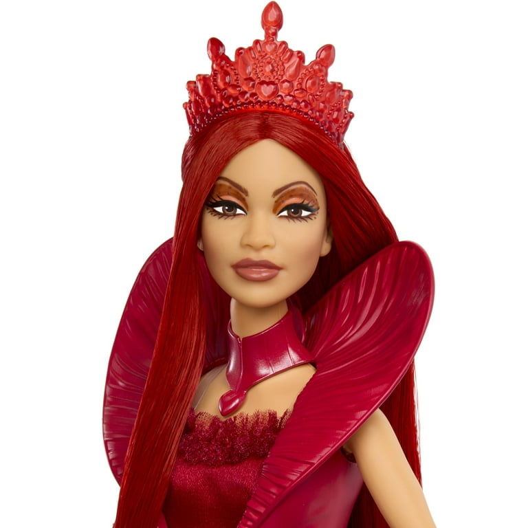 descendants 4 red dress Mattel, Disney Descendants 4 Fashion Doll, Queen of Hearts, Royal Gown