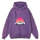 thumbnail image 5 of Sudadera con capucha estilo hip hop holgada y cálida para hombre, ropa de estilo retro desgastado con lavado inicial de coches de carreras japoneses GTR R34, 100 % algodón, talla grande, 5 of 5