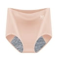 thumbnail image 2 of GlTpooo Women's Incontinence Underwear High Absorbency Period Cotton Underwear Heavy Flow Leakproof Panties Postpartum Menstrual Protective Briefs Pink M, 2 of 4