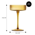 thumbnail image 3 of Ribbed Cocktail Coupe 290 ml, Set of 4, 3 of 4