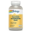 Solaray Calcium Magnesium Zinc Supplement, with Cal & Mag Citrate, Strong Bones & Teeth Support, Easy to Swallow Capsules, Vegan, 60 Day Money Back Guarantee (250 CT)