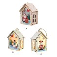 thumbnail image 4 of Matsuzay Casa de de Navidad, exquisito adorno de escritorio, lámpara de noche en forma de cabina, colgante luminoso en miniatura Kits de decoración para fiestas Anciano, 4 of 6
