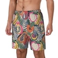 thumbnail image 2 of Uemuo Tropical Fruit Pattern Mens Swim Trunks Quick Dry Board Shorts with Mesh Lining, Stretch Beach Shorts Quick Dry No-Chafing Board Shorts-XX-Large, 2 of 9