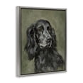 thumbnail image 3 of Stupell Industries Traditional Black Cocker Spaniel Gray Floating Frame Canvas Art, 17 x 21, by Victoria Barnes, 3 of 8