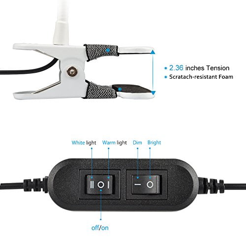 lepower led clip on light