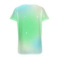 thumbnail image 5 of Otvok Womens Tie Gradient Print Tees Casual Short Sleeve Loose T Shirt Ladies Blouses, 5 of 6