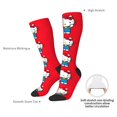 thumbnail image 2 of Gokiu Sanrio Womens Athletic Knee High Socks Outdoor Sport Socks Casual Tube Socks, 2 of 7