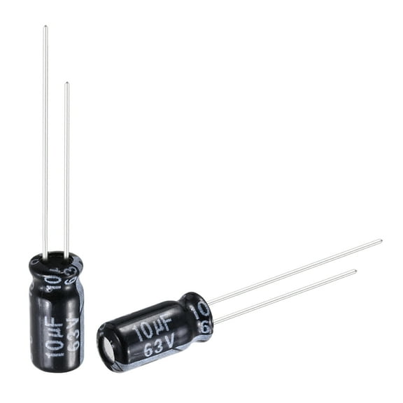 10uF 63V Capacitor, Aluminum Electrolytic Capacitors 105C High Temp 50pcs
