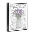 thumbnail image 2 of Stupell Industries Lavender Sprigs Bouquet Ornate French Script Motif Graphic Art Black Framed Art Print Wall Art, Design by Lettered and Lined, 2 of 5