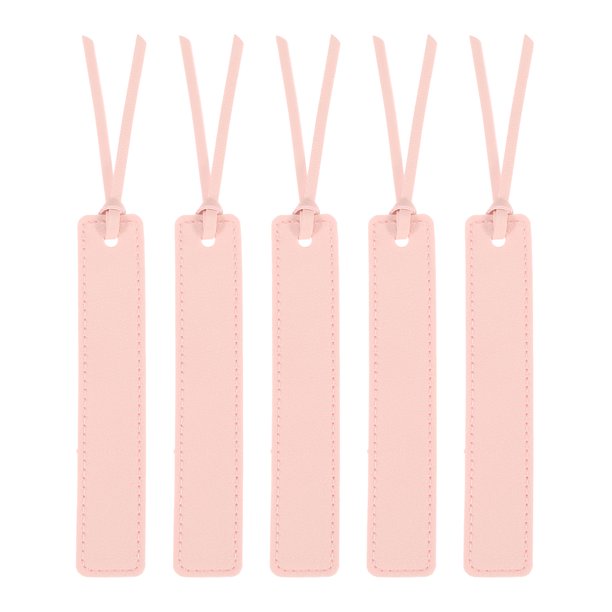 Uxcell 10 Pcs Marcador de Página de Cuero, Marcadores Clásicos Cosidos con Cuerda de Cuero para Lectura de Libros, Accesorios para Amantes de los Libros, Escritores, Hombres, Mujeres, Maestros, Azul
