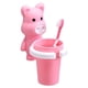 thumbnail image 1 of Guardurnaity Juego de cepillos de dientes adorables autoadhesivos para baño, soporte antideslizante para cepillos de dientes, Kit de tazas, cuidado de los oídos Rosado, 1 of 6