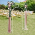 thumbnail image 6 of 7.87Ft H Metal Garden Arch Backdrop Stand, Outdoor Wedding Arches Frame Archway Decorations for Party Decoration, 6 of 10