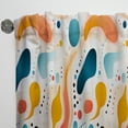 thumbnail image 3 of Designart "Subtle Multicolored Abstract Wave IV" Abstract Modern Curtain, Abstract, 3 of 6