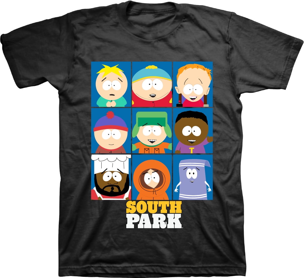 South Park Cartman Kenny Stan Kyle Shirt Funny Black Vintage Gift Men Women Tee