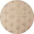 thumbnail image 1 of Ahgly Company Indoor Round Abstract Light Copper Gold Abstract Area Rugs, 6' Round, 1 of 6