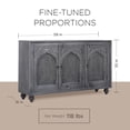 thumbnail image 2 of Maven Lane Patrin Handmade Heritage Wooden Sideboard in Grey Distressed Finish, 2 of 6