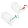 thumbnail image 3 of Shisuyan Porte-Clés Transparent Design Pochette Bleue 2 Pcs 3.5X2.4X1.8In, 3 of 8