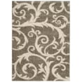 thumbnail image 2 of SAFAVIEH New York Tiana Plush Flora Vines Area Rug, Light Grey, 6'7" x 6'7" Square, 2 of 7